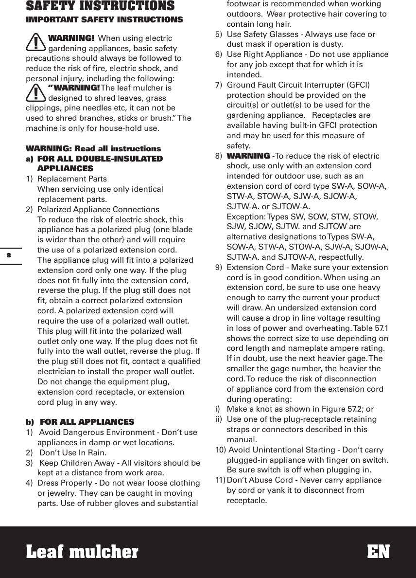 Page 6 of 12 - Worx-Tools Worx-Tools-Wg430-Users-Manual-  Worx-tools-wg430-users-manual