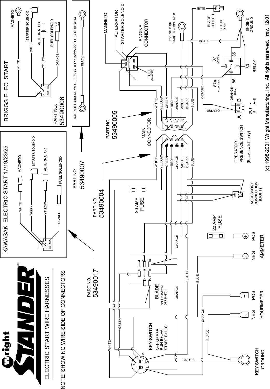 wright stander wiring diagram Wiring Diagram