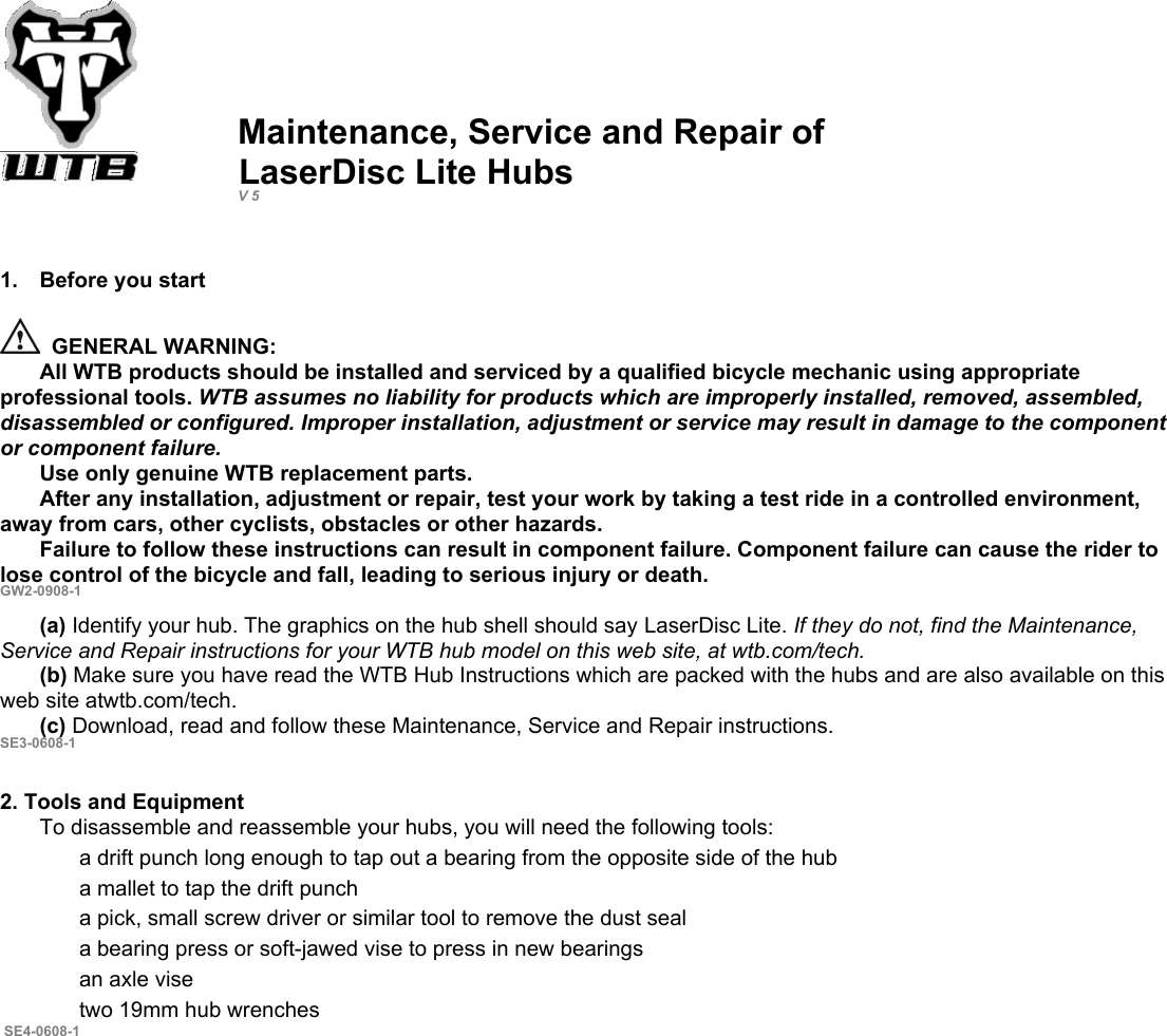 Page 1 of 3 - Wtb Wtb-Laserdisc-Lite-Hubs-N-A-Users-Manual- ServiceLDLiteV5  Wtb-laserdisc-lite-hubs-n-a-users-manual