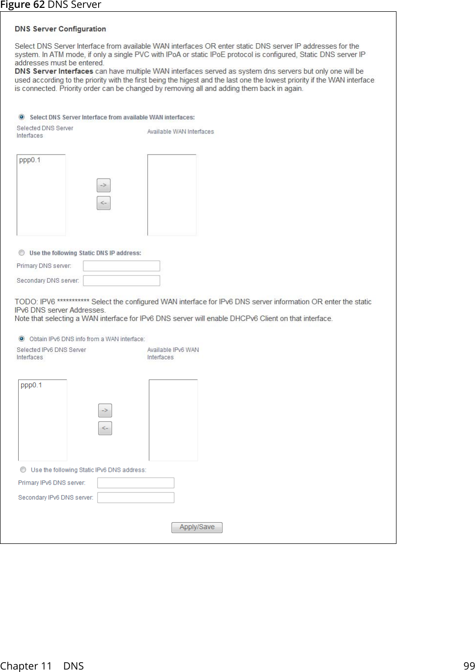 Chapter 11    DNS 99Figure 62 DNS Server