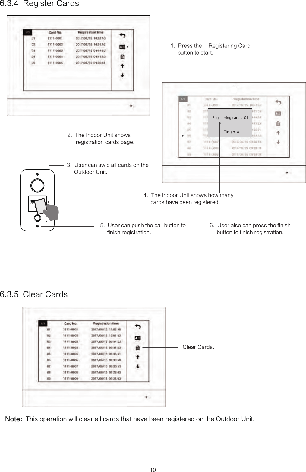 3FHJTUFS$BSET8KMOYZKXOTMIGXJY ,OTOYN1SFTTUIFȪ3FHJTUFSJOH$BSEȫCVUUPOUPTUBSU5IF*OEPPS6OJUTIPXTSFHJTUSBUJPODBSETQBHF6TFSDBOTXJQBMMDBSETPOUIF0VUEPPS6OJU5IF*OEPPS6OJUTIPXTIPXNBOZDBSETIBWFCFFOSFHJTUFSFE6TFSDBOQVTIUIFDBMMCVUUPOUPGJOJTISFHJTUSBUJPO6TFSBMTPDBOQSFTTUIFGJOJTICVUUPOUPGJOJTISFHJTUSBUJPO$MFBS$BSET$MFBS$BSET/PUF5IJTPQFSBUJPOXJMMDMFBSBMMDBSETUIBUIBWFCFFOSFHJTUFSFEPOUIF0VUEPPS6OJU