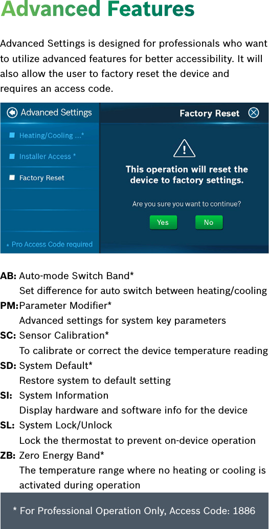 XING CONNECTED BCC 100 Wi Fi Thermostat User Manual