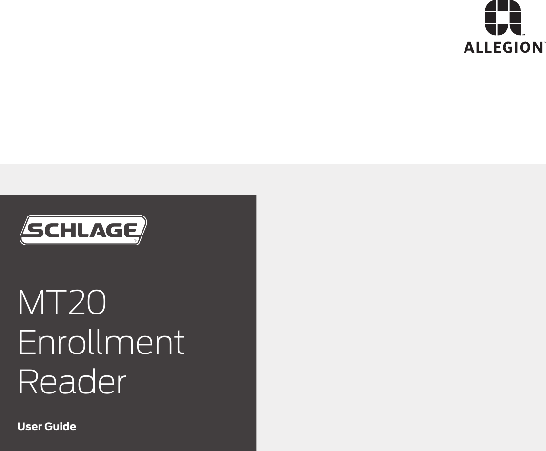 MT20 Enrollment ReaderUser Guide