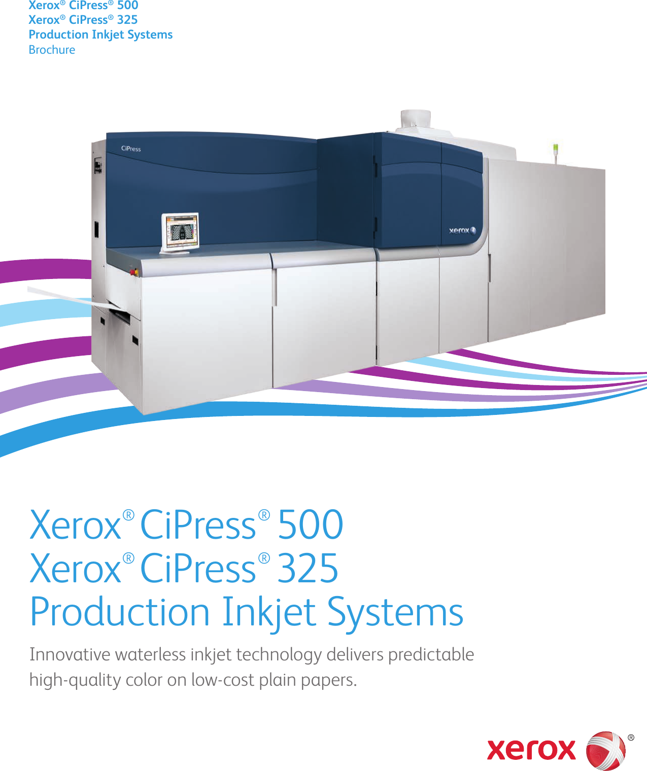 Page 1 of 12 - Xerox Xerox-Cipress-325-Cipress-500-Brochure-  Xerox-cipress-325-cipress-500-brochure