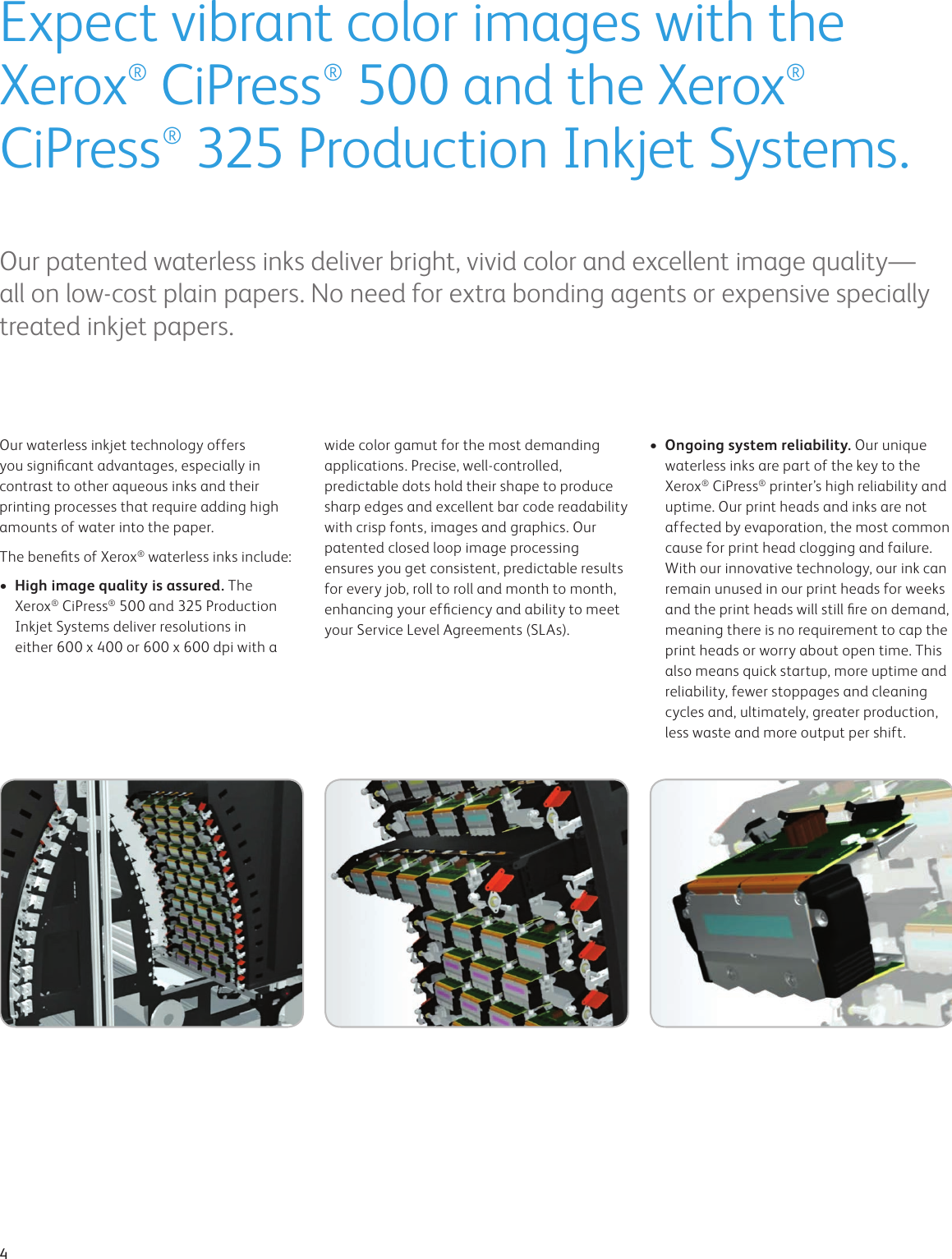 Page 4 of 12 - Xerox Xerox-Cipress-325-Cipress-500-Brochure-  Xerox-cipress-325-cipress-500-brochure