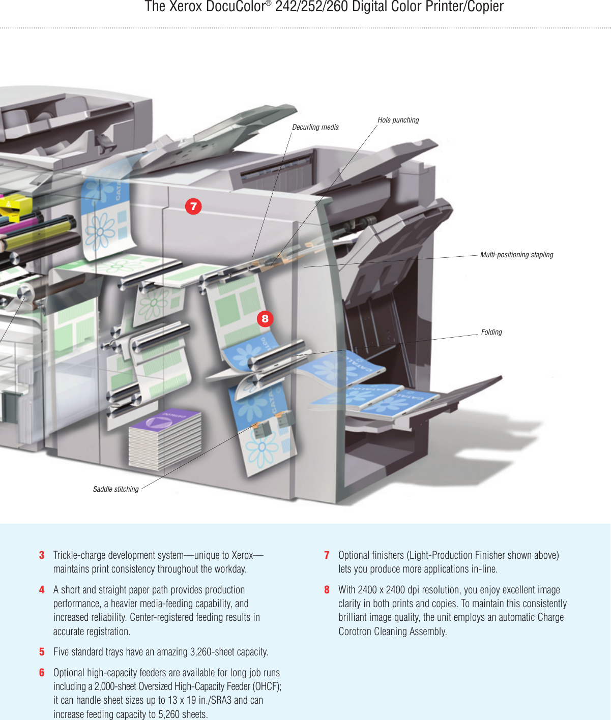 Page 5 of 8 - Xerox Xerox-Docucolor-242-Users-Manual- DocuColor 242/252/260 Brochure  Xerox-docucolor-242-users-manual