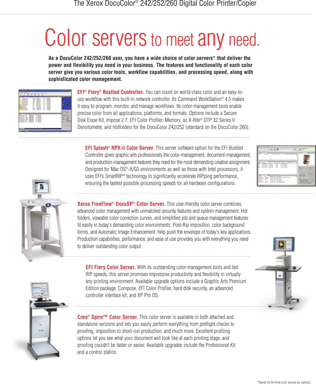 Page 7 of 8 - Xerox Xerox-Docucolor-242-Users-Manual- DocuColor 242/252/260 Brochure  Xerox-docucolor-242-users-manual