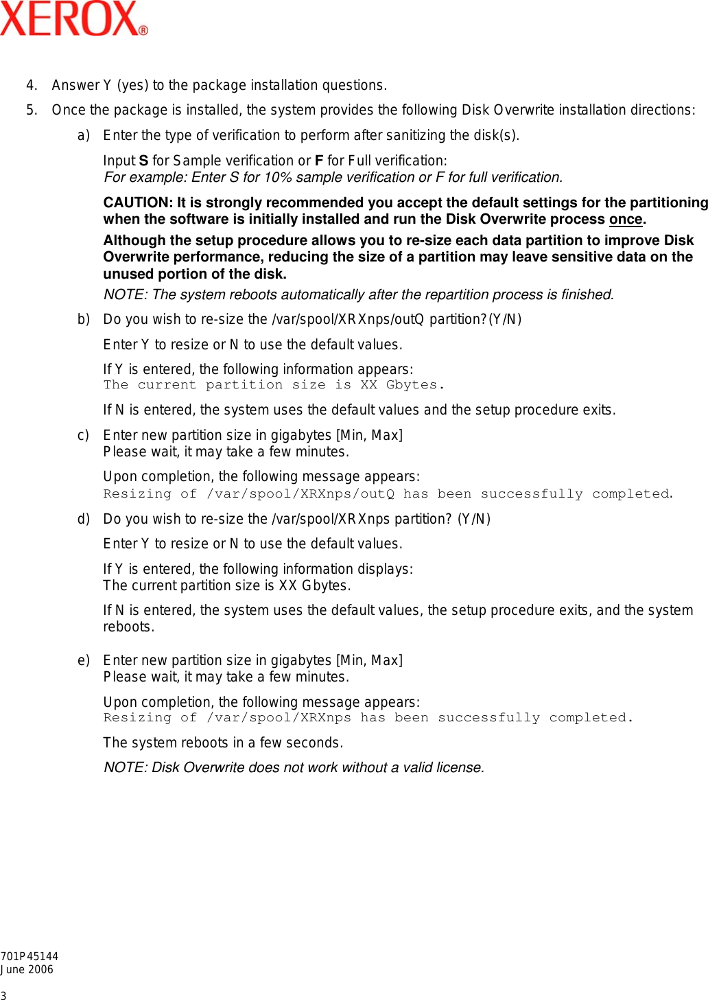 Page 3 of 8 - Xerox Xerox-Docutech-128-Highlight-Color-Installation-Guide- Dear XPPS Customer  Xerox-docutech-128-highlight-color-installation-guide