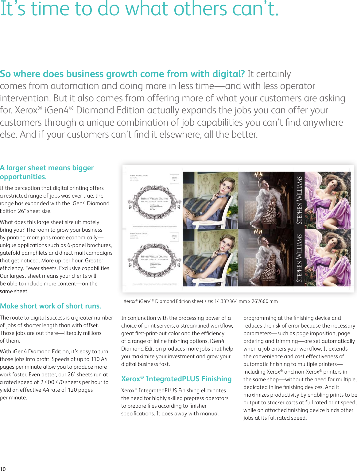 Page 10 of 12 - Xerox Xerox-Igen4-Diamond-Edition-Brochure-  Xerox-igen4-diamond-edition-brochure