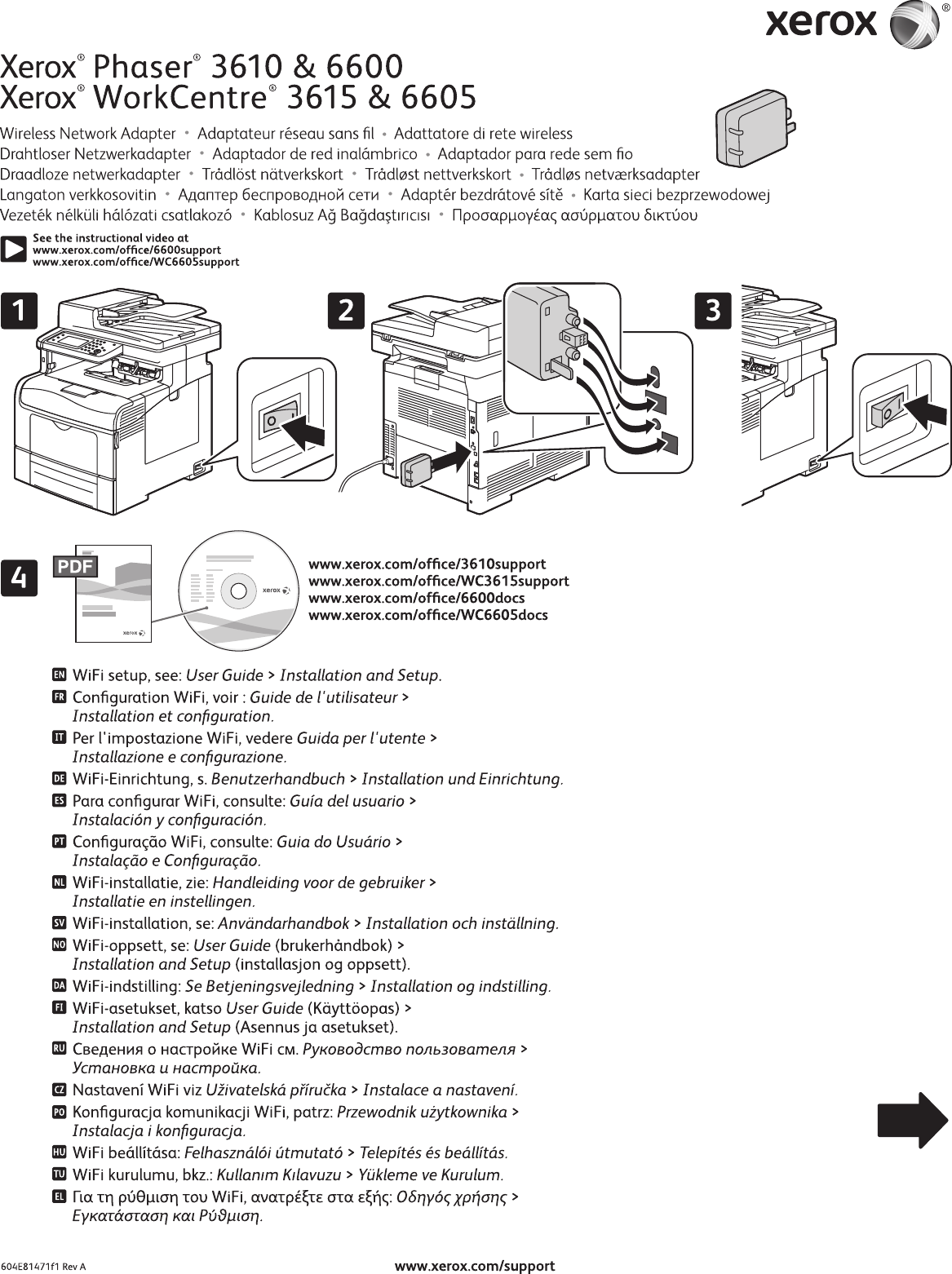 xerox 6605 wireless adapter