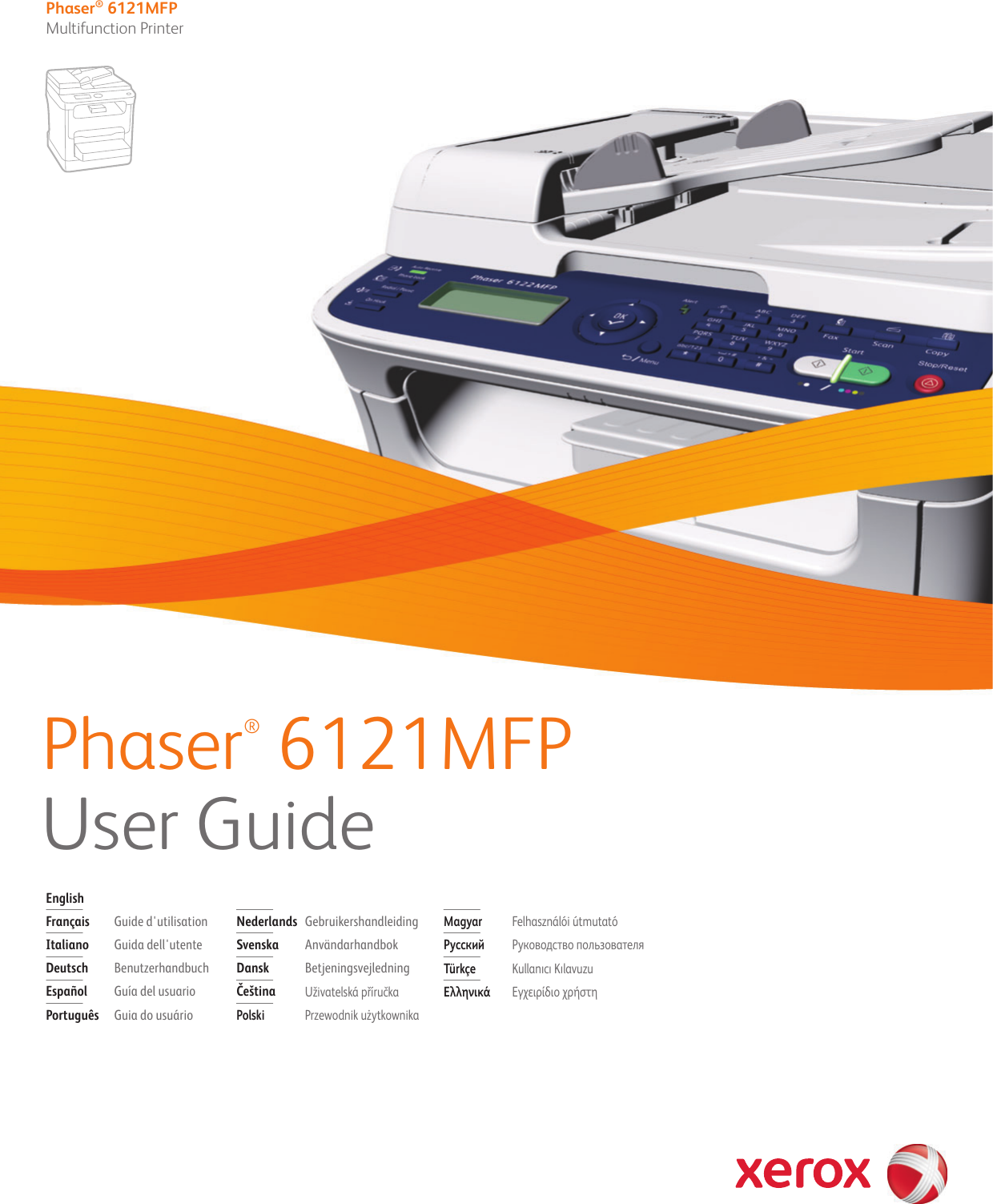 Xerox Phaser 6121Mfp Users Manual Stampante Multifunzione