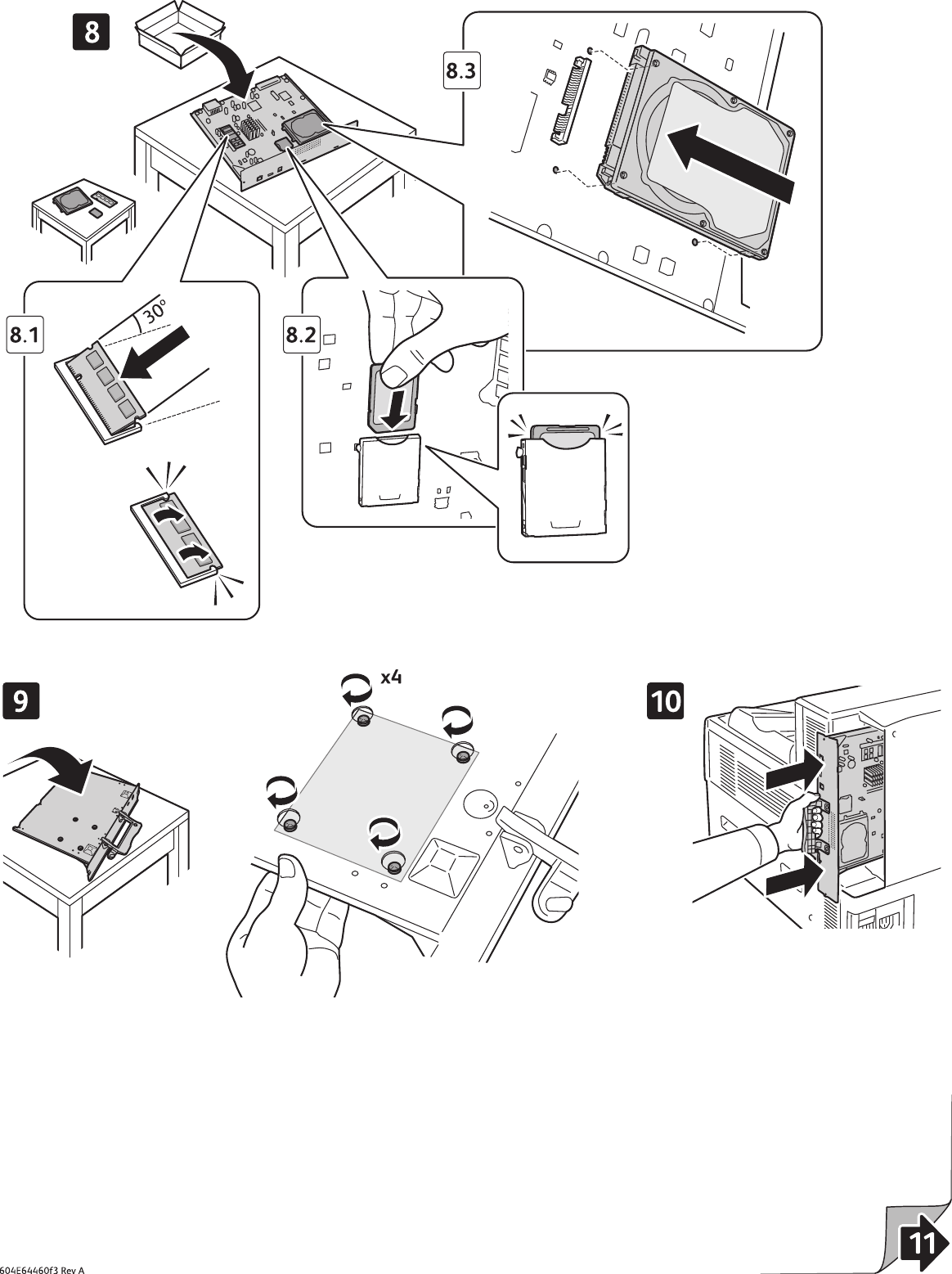 Xerox Phaser 7800 Users Manual Image Processor Board Replacement ...