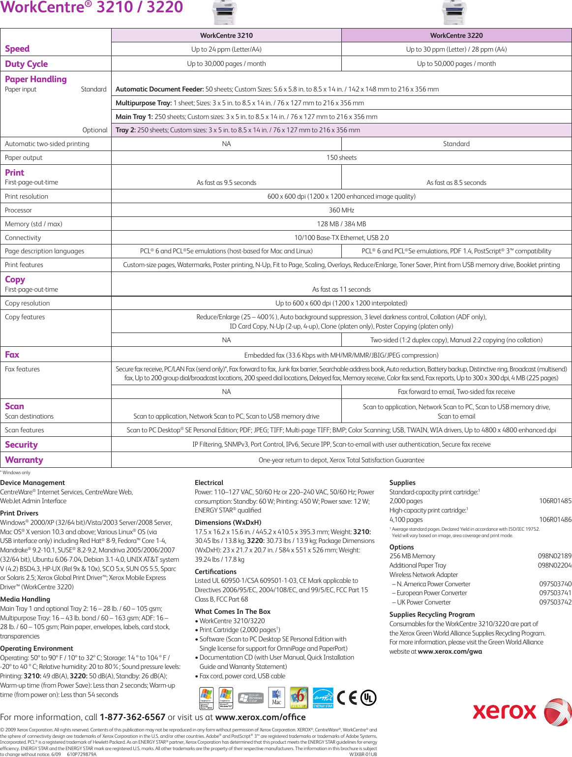 Page 4 of 4 - Xerox Xerox-Workcentre-3220-Users-Manual- WorkCentre 3210/3220 Multifunction Laser Printer Brochure  Xerox-workcentre-3220-users-manual
