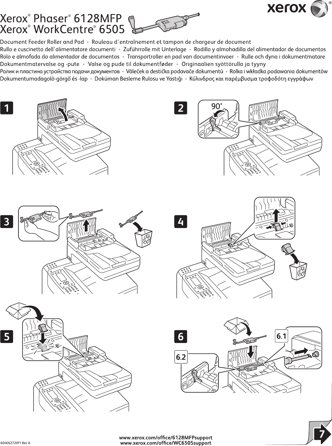 xerox work center 6505