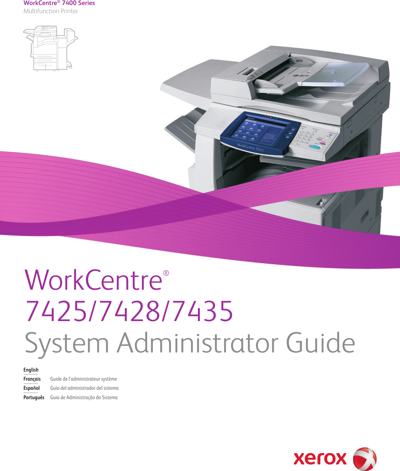 Xerox Workcentre 7428 Users Manual 7425/7428/7435 System Administrator