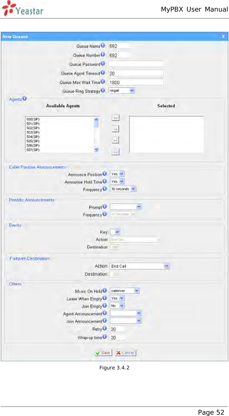 MyPBX User Manual www.yeastar.com                                          Page 52    Figure 3.4.2  