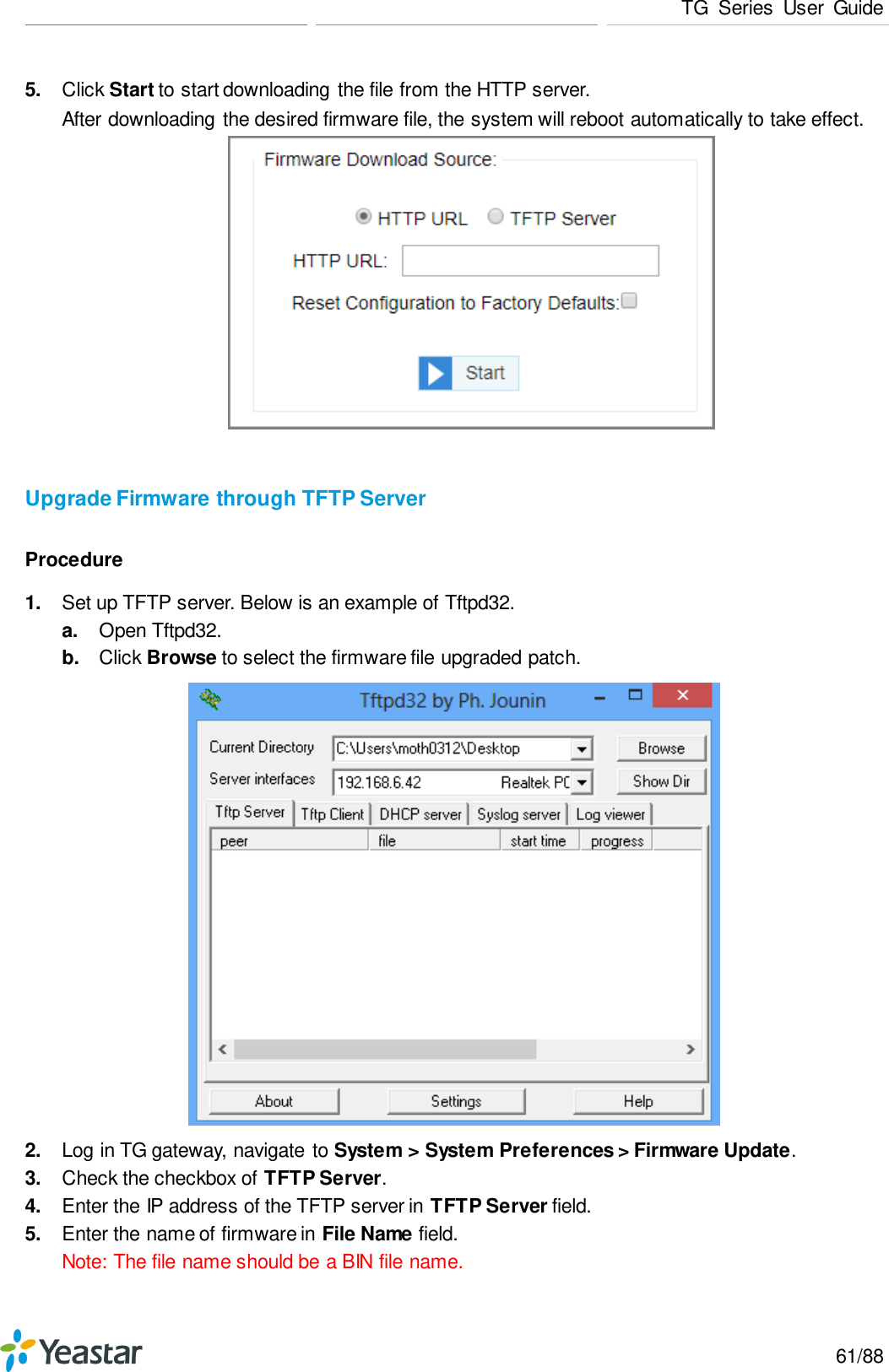 Page 61 of Xiamen Yeastar Information Technology TG200 GSM VoIP Gateway User Manual Yeastar TA400 TA800 User Manual enx