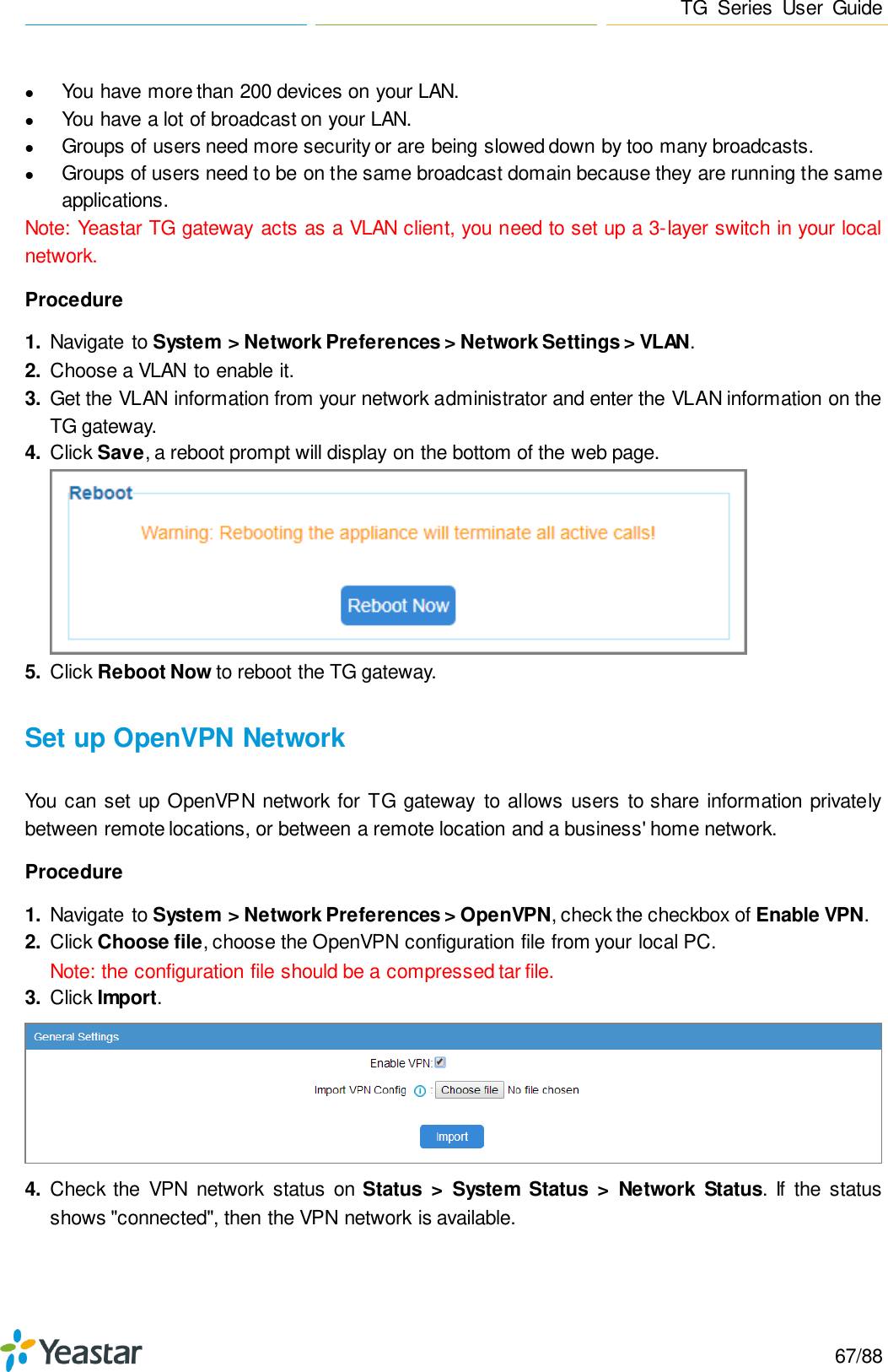 Page 67 of Xiamen Yeastar Information Technology TG200 GSM VoIP Gateway User Manual Yeastar TA400 TA800 User Manual enx