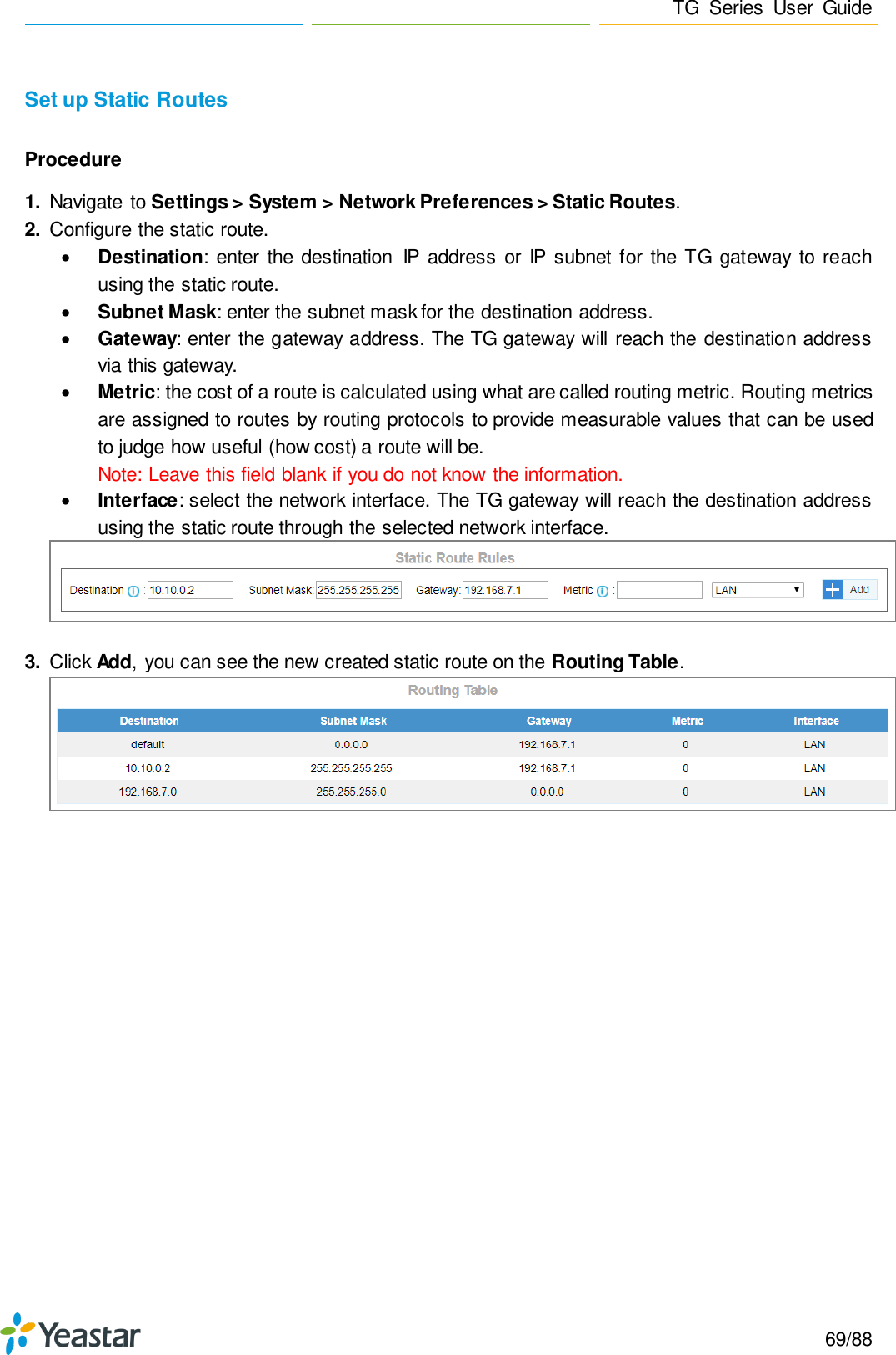 Page 69 of Xiamen Yeastar Information Technology TG200 GSM VoIP Gateway User Manual Yeastar TA400 TA800 User Manual enx