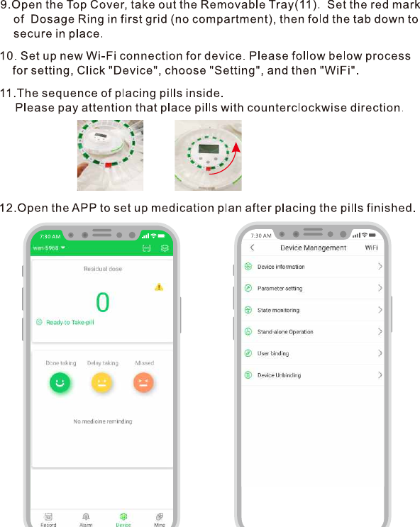 Page 7 of Xiamen zayata technology M126 Smart Pill dispenser User Manual M126                             EN