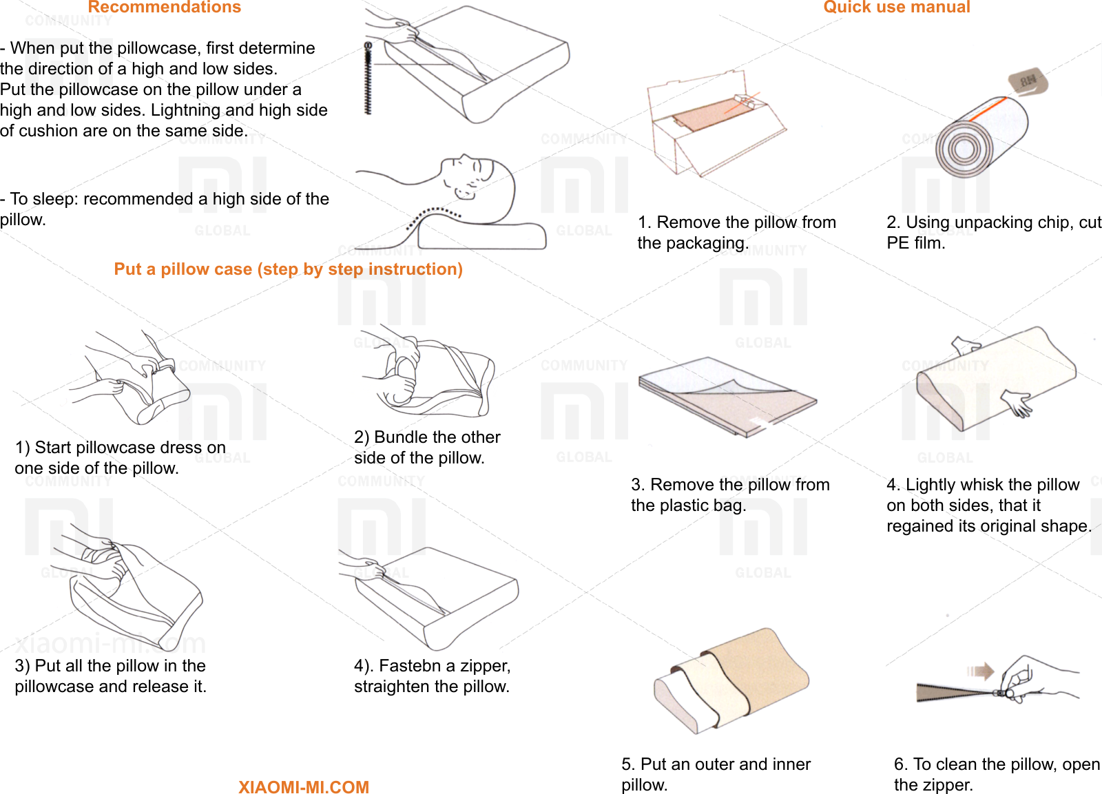 xiaomi 8h pillow