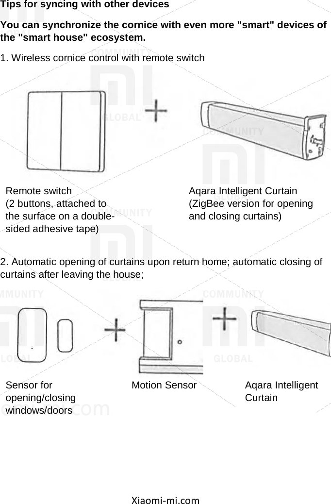 Page 6 of 7 - Xiaomi Aqara Smart Curtain Controller EN