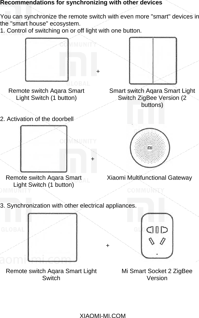 Page 4 of 5 - Xiaomi  Aqara Smart Light Wall Remote Switch EN