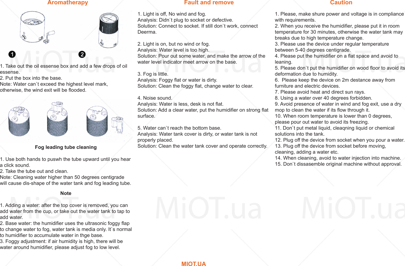 Xiaomi Deerma humidifier EN wm