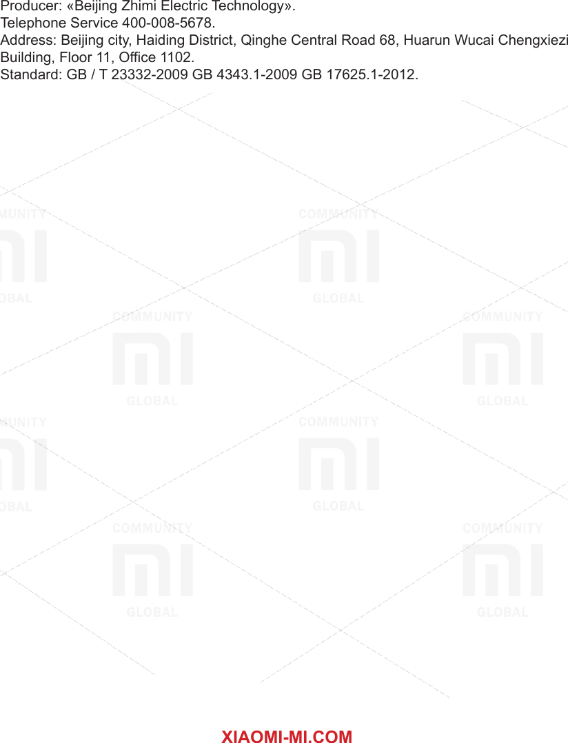 Page 5 of 5 - Xiaomi  Mi Air Humidifier-EN