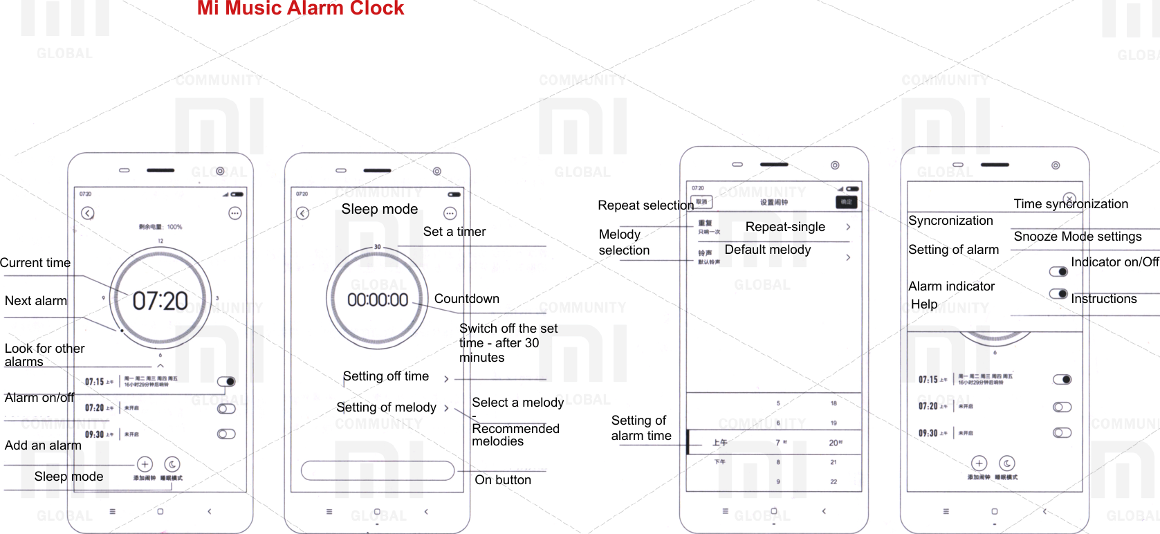 Page 4 of 5 - Xiaomi  Mi Music Alarm Clock - EN