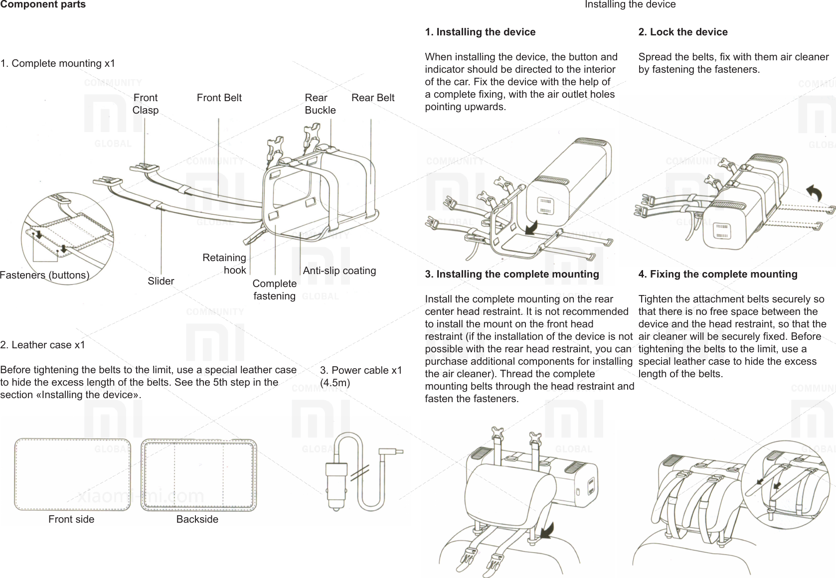Page 4 of 8 - Xiaomi  Mijia Car Air Purifier EN
