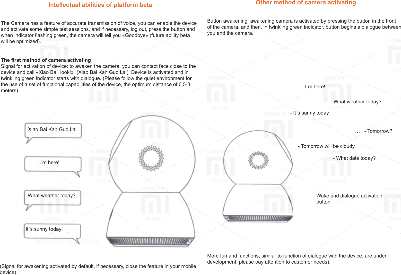 Page 5 of 6 - Xiaomi  Mijia Smart Camera 360 EN