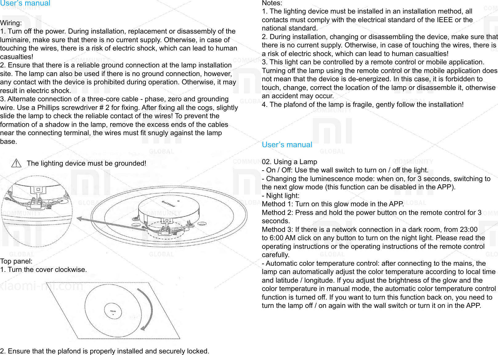 Page 3 of 6 - Xiaomi  Philips Lamp-en