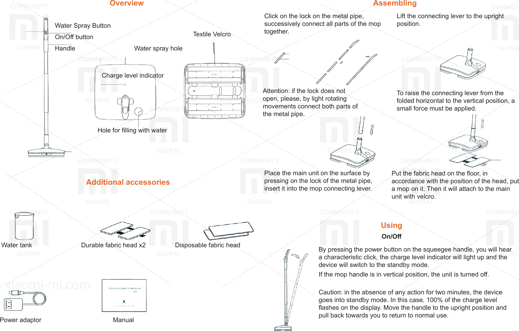 Page 2 of 5 - Xiaomi  Xiaomi-swdk-handheld-electric-mop-EN
