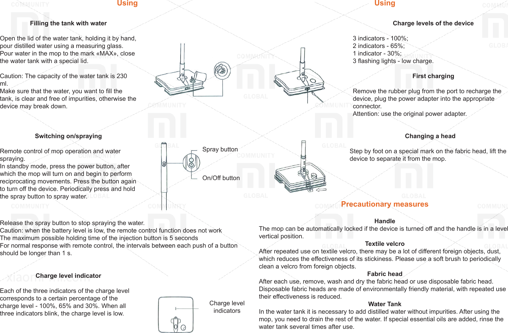 Page 3 of 5 - Xiaomi  Xiaomi-swdk-handheld-electric-mop-EN