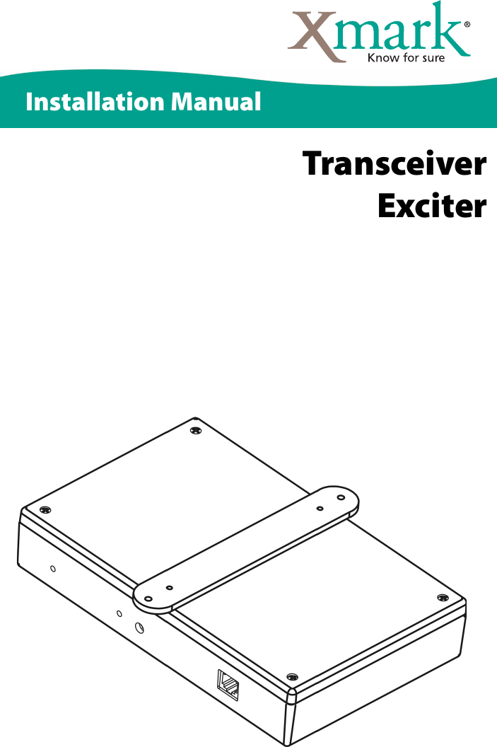 TransceiverExciterInstallation Manual