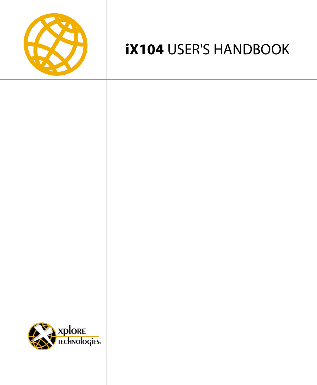 iX104 USER&apos;S HANDBOOK