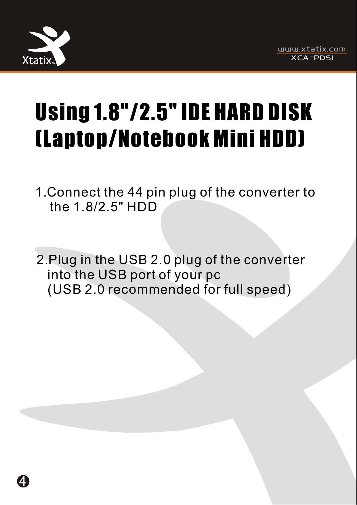 Page 5 of 12 - Xtatix Xtatix-Xca-Pdsi-Users-Manual- XCA-PDSI  Xtatix-xca-pdsi-users-manual