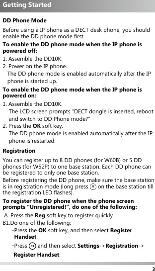 Page 3 of YEALINK DD10 DECT USB Dongle User Manual