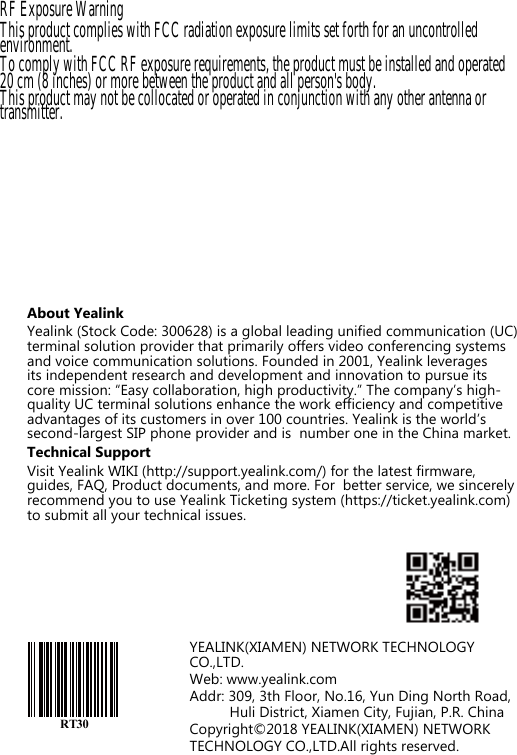 Page 9 of YEALINK RT30 DECT Repeater User Manual