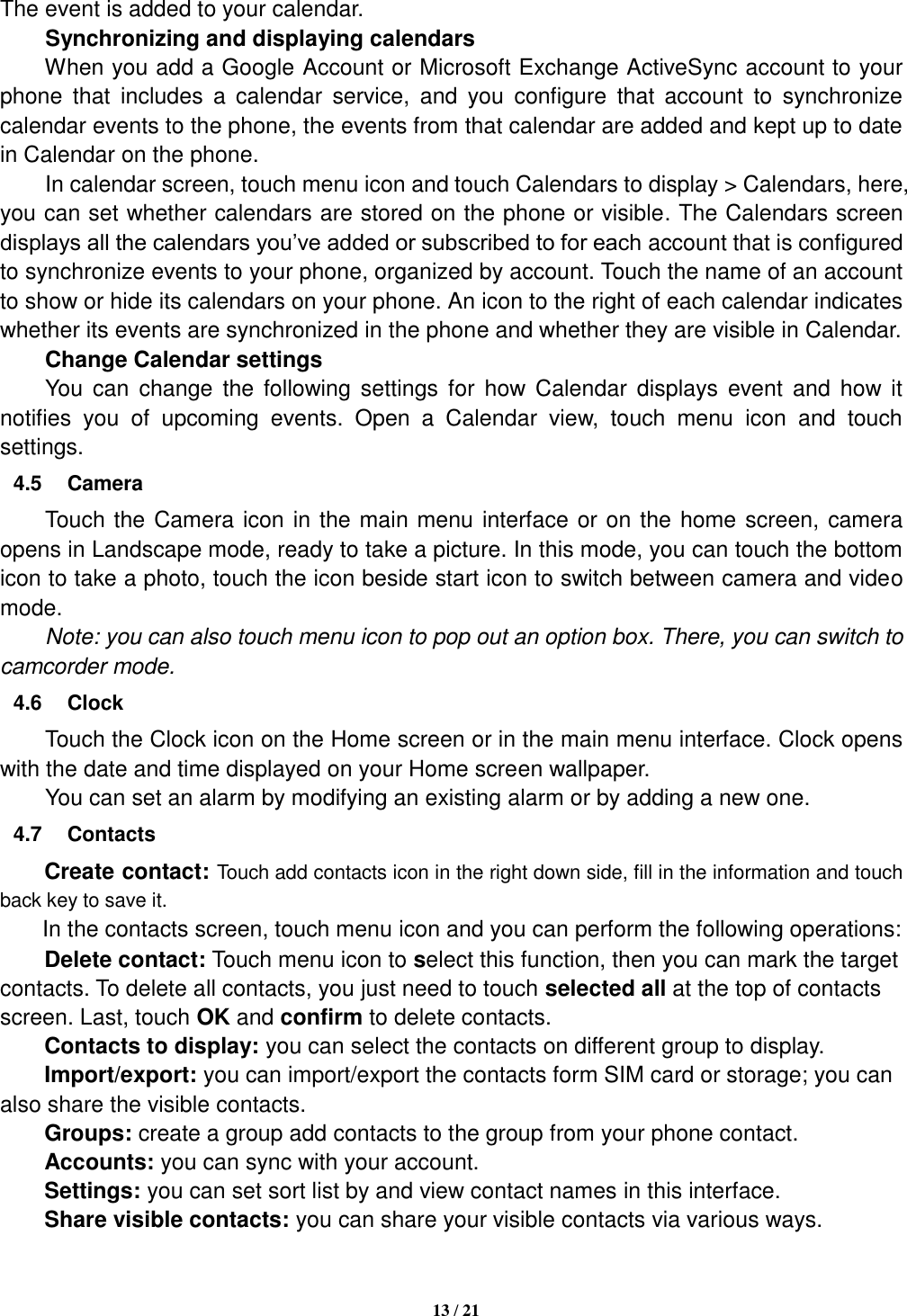 YLWD Technology HERO Mobile Phone User Manual YLWD Technology HERO Mobile Phone User Manual
