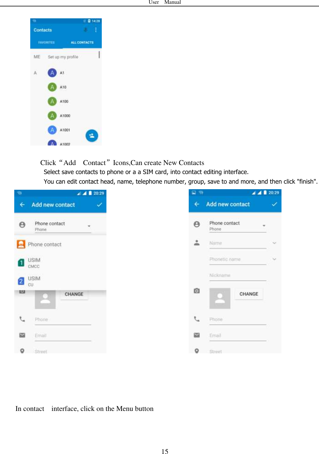 Page 16 of YUNJI INTELLIGENT TECHNOLOGY OKC8-4G Smart Phone User Manual 15 OKC8 4G UserMan