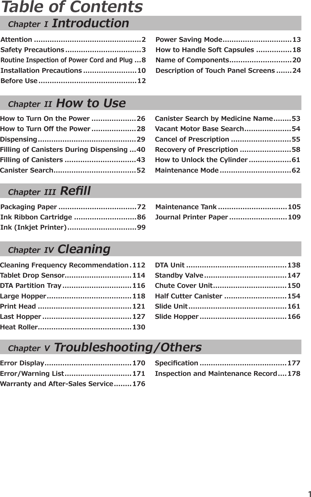 Page 3 of YUYAMA MFG FDX3 Compact Fully Automatic Tablet Packaging Machine User Manual 1