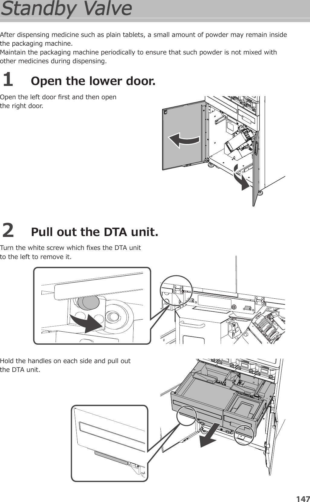 Page 3 of YUYAMA MFG FDX3 Compact Fully Automatic Tablet Packaging Machine User Manual 9