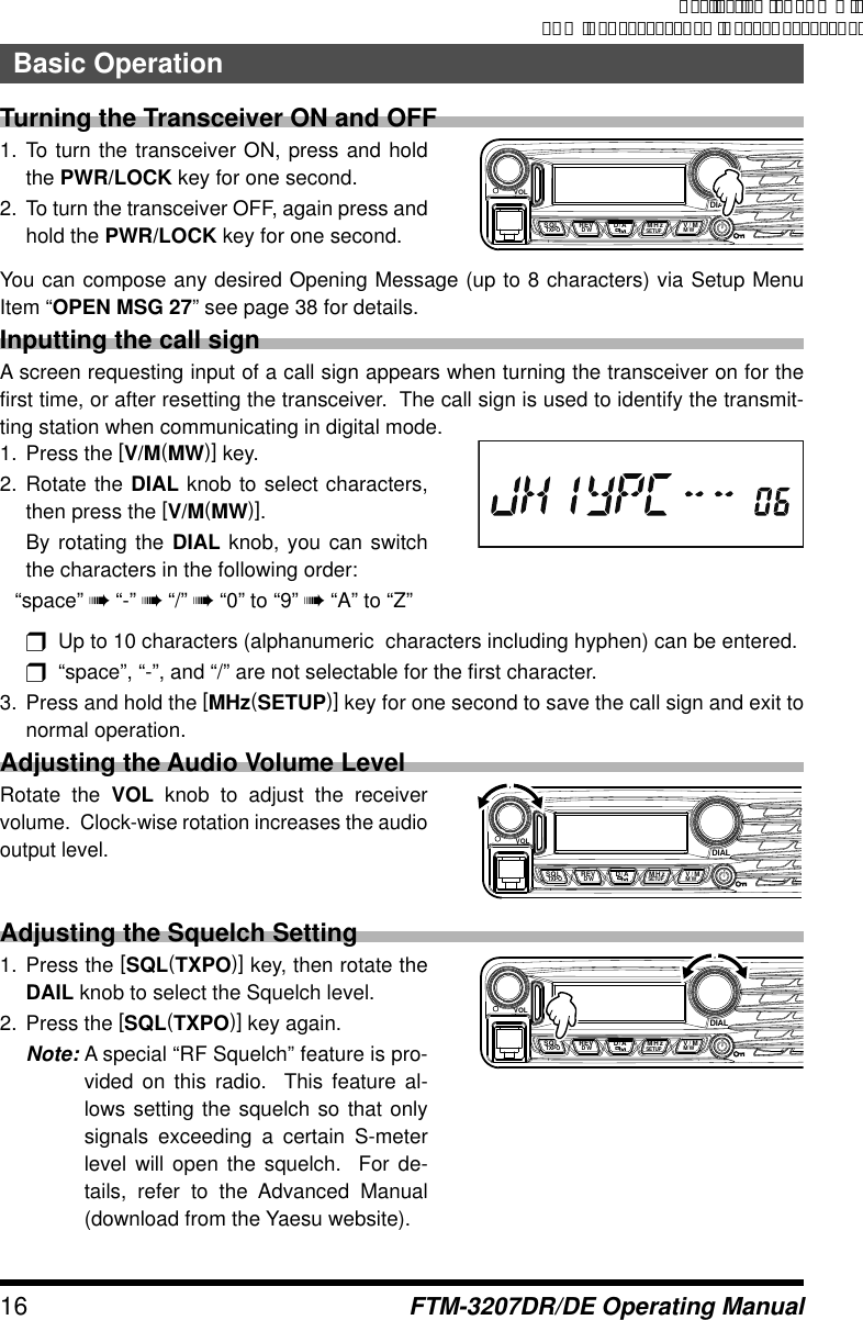 Page 16 of Yaesu Musen 20754X50 Scanning Receiver User Manual Manual