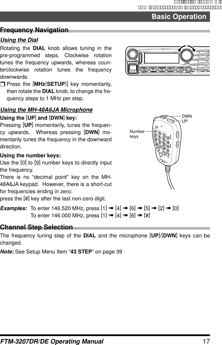 Page 17 of Yaesu Musen 20754X50 Scanning Receiver User Manual Manual