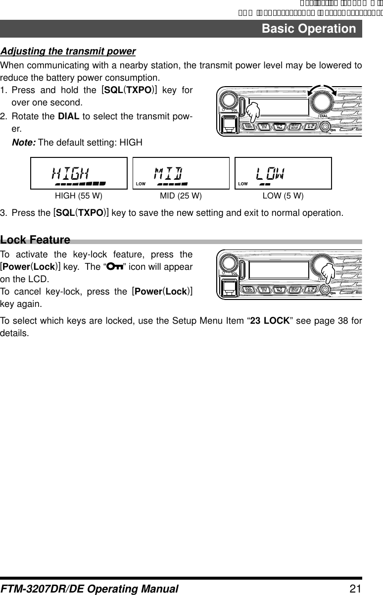 Page 21 of Yaesu Musen 20754X50 Scanning Receiver User Manual Manual