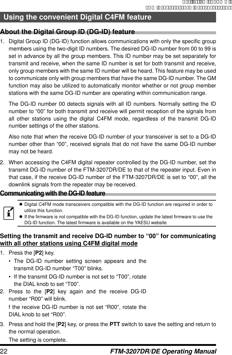 Page 22 of Yaesu Musen 20754X50 Scanning Receiver User Manual Manual