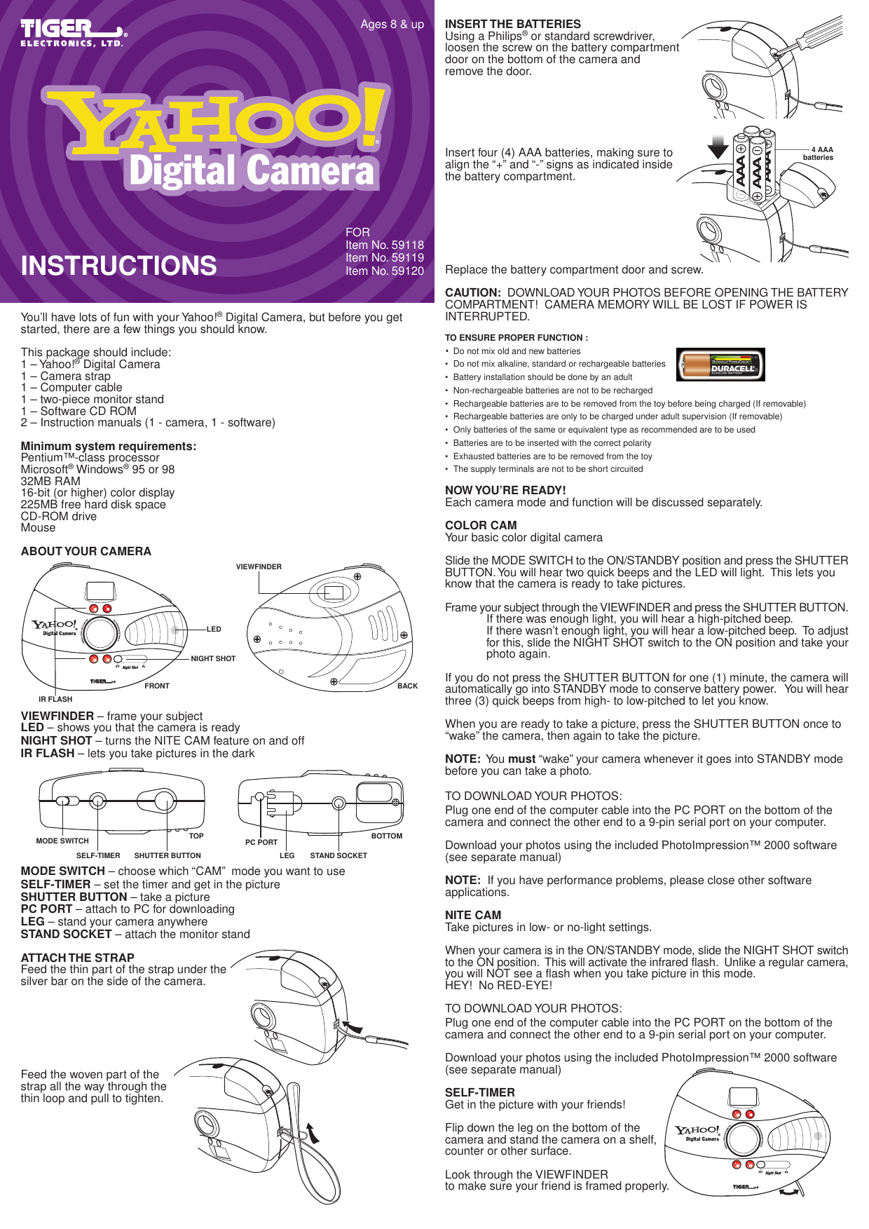 Page 1 of 2 - Yahoo 59119-Users-Manual  Yahoo-59119-users-manual