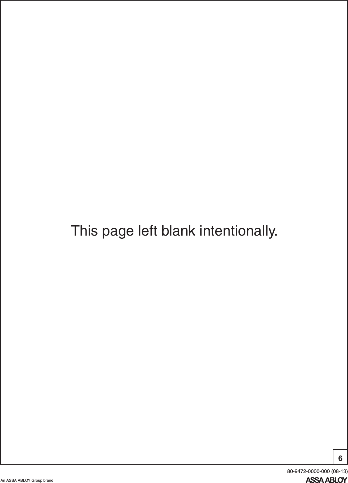 Page 6 of 8 - Yale  7200 Rim Exit Devices Installation Instructions 80-9472-0000-00008-137200Rim